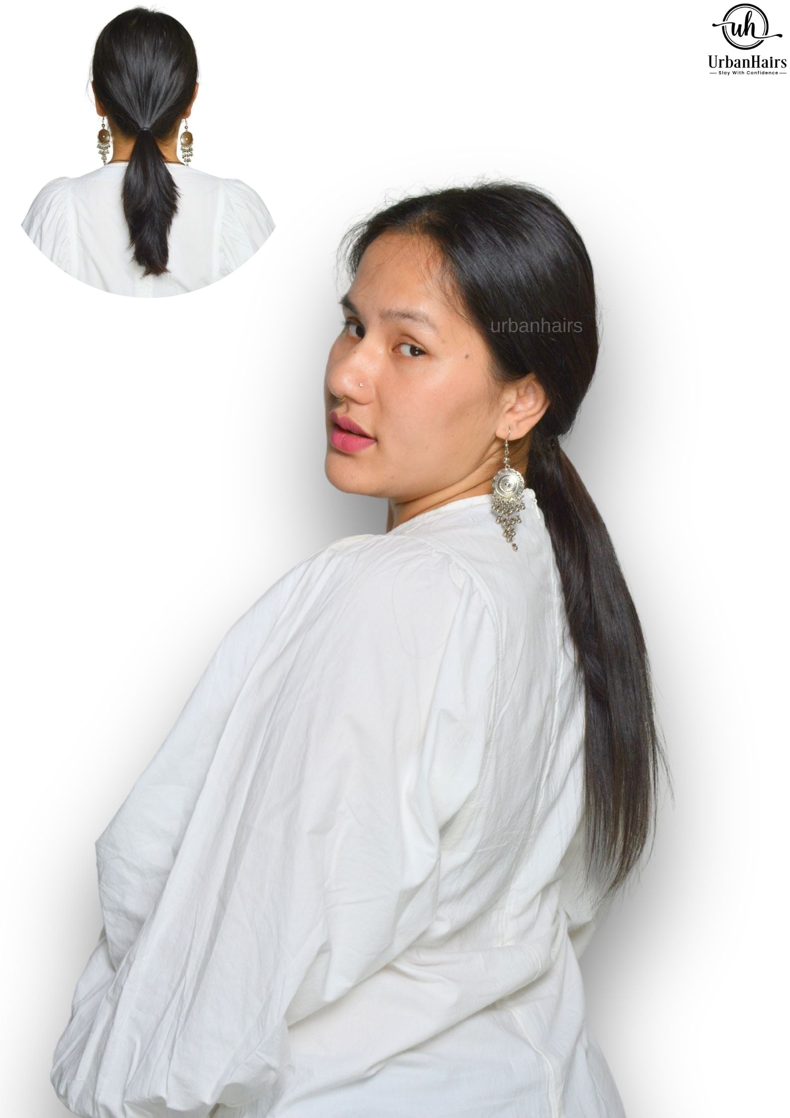 Flat Clip Ponytail Extensions