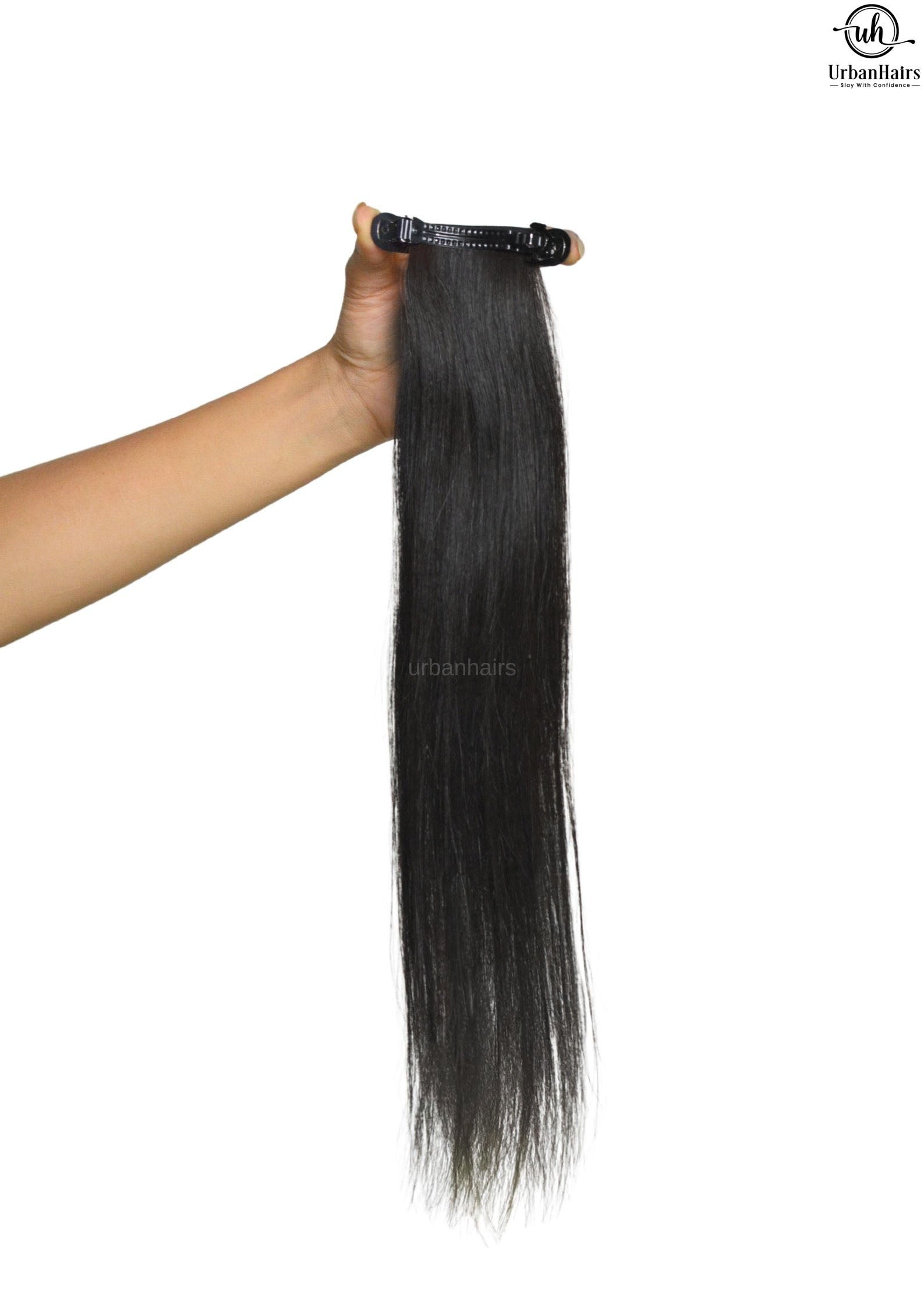Flat Clip Ponytail Extensions