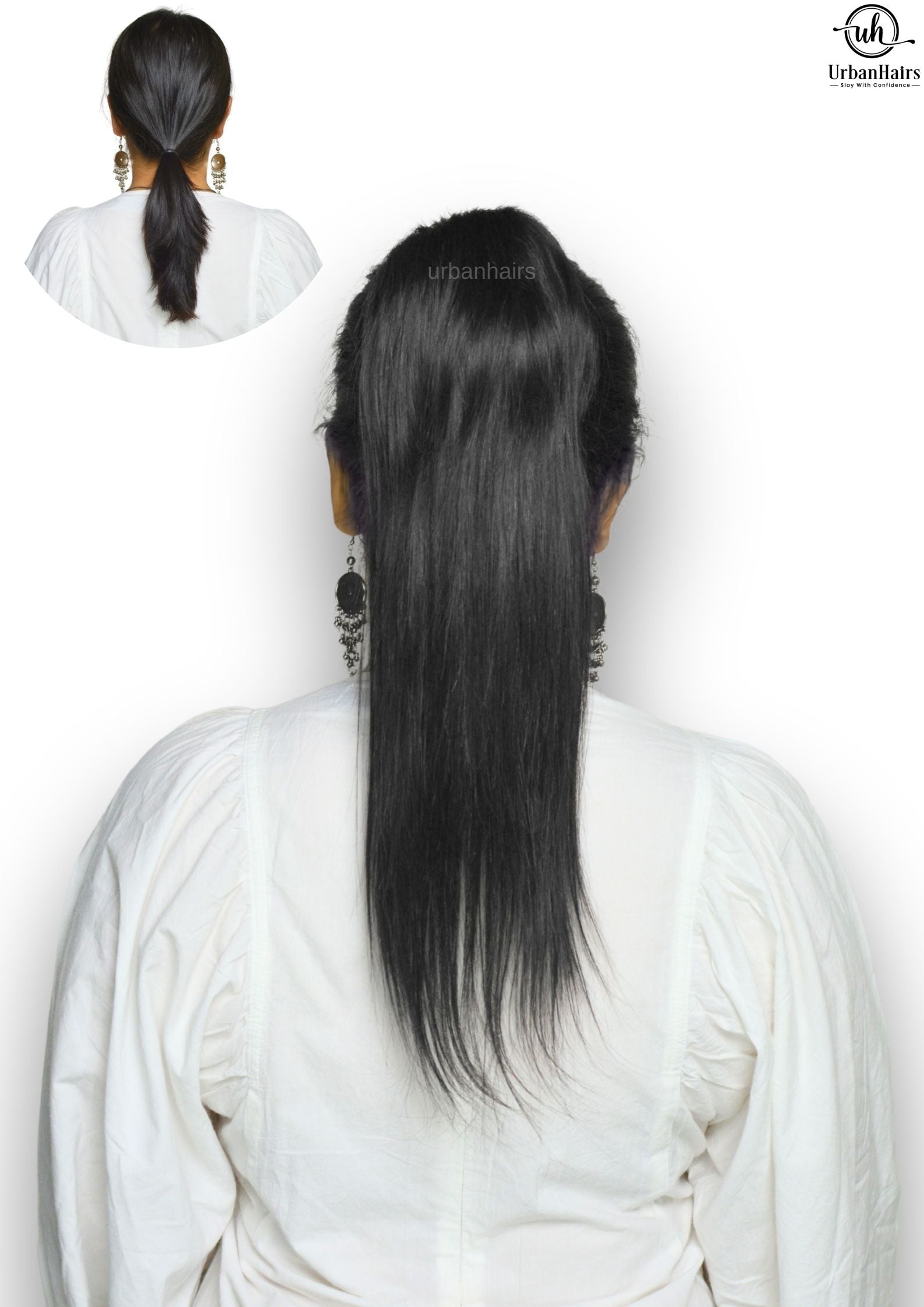 Claw Clip-in Ponytail Extensions | High Volume