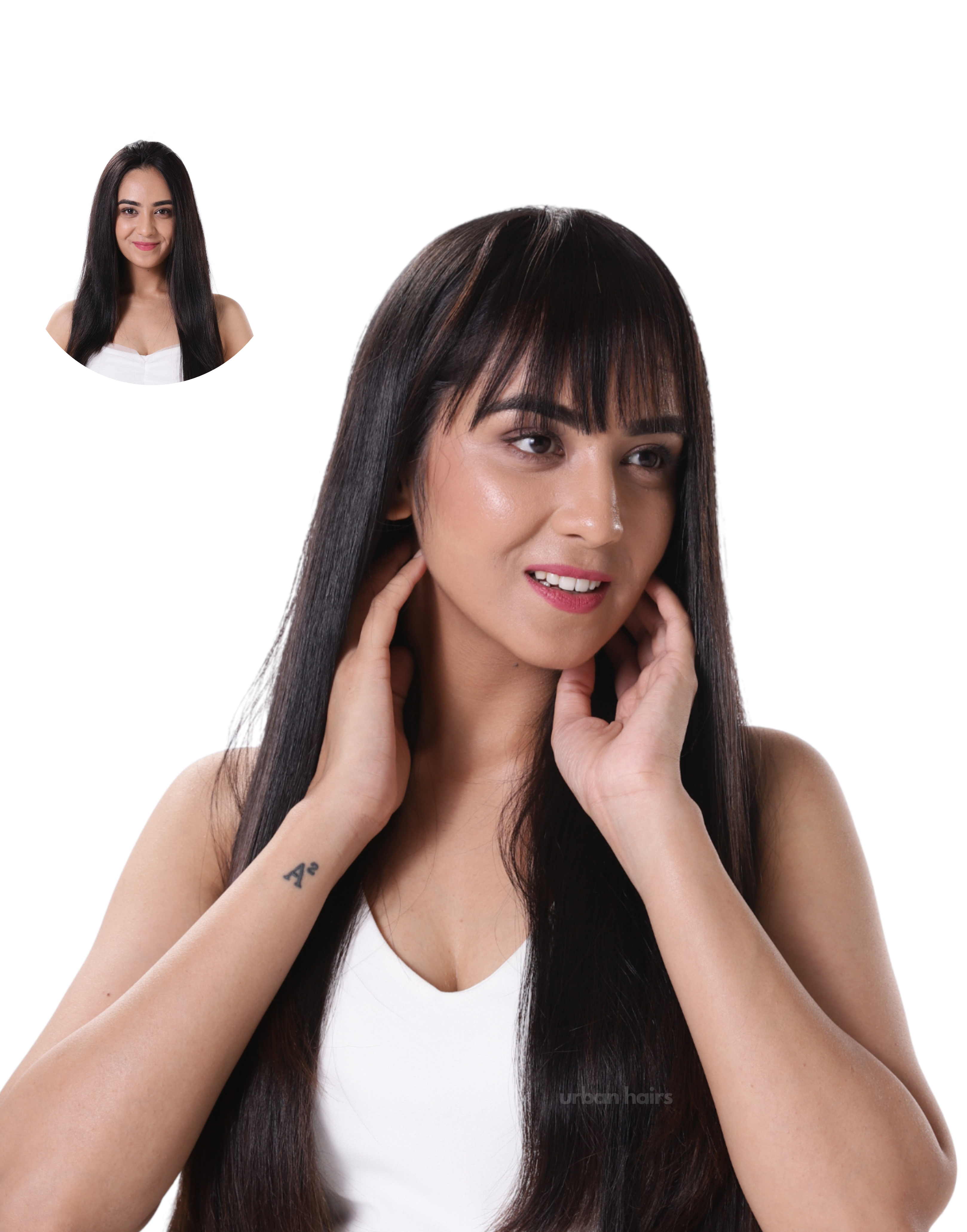 Korean Bangs | 100% Original Human Hair | Easy to use & Fix with Clips