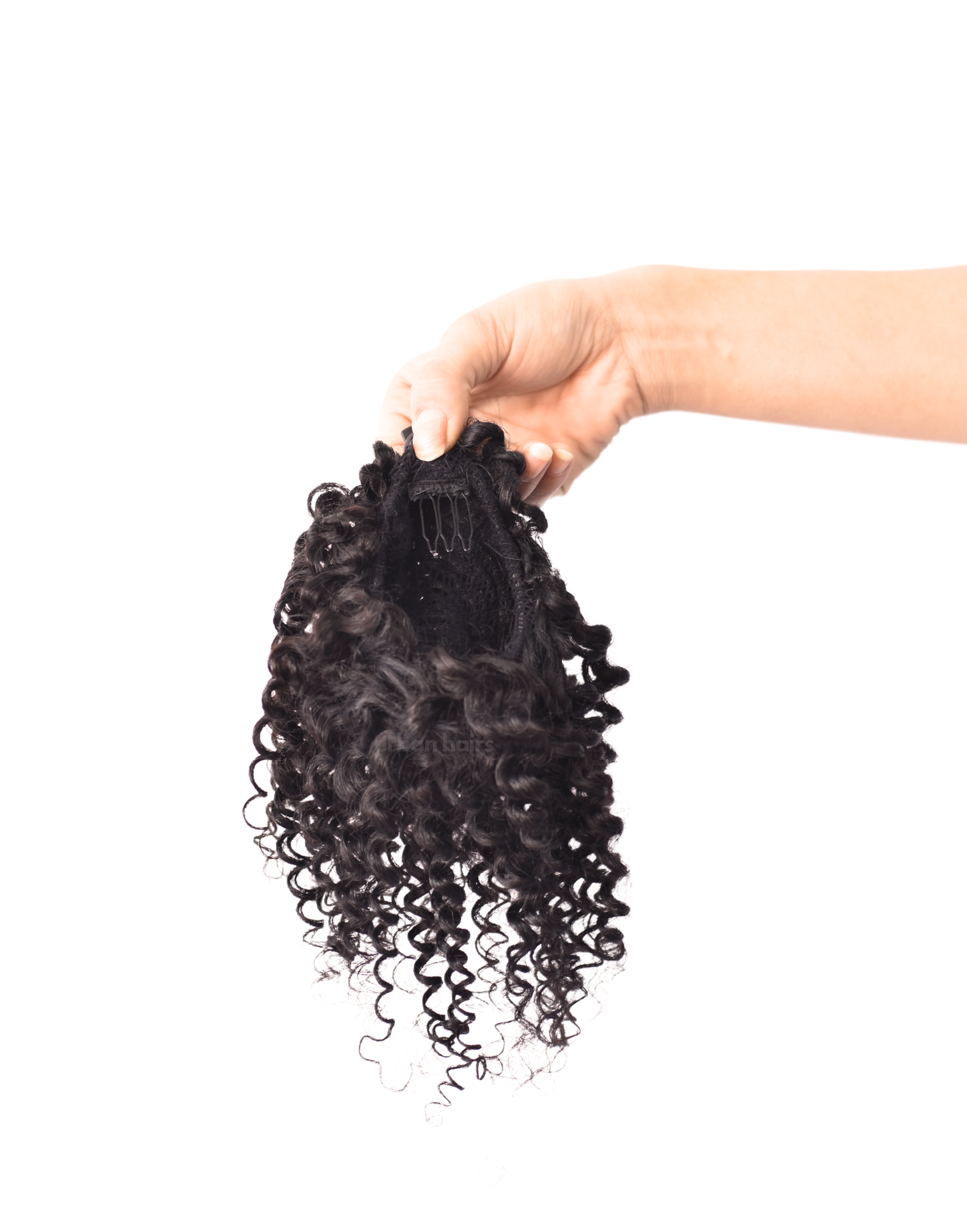 Curly Messy Bun - 100% Human Hair