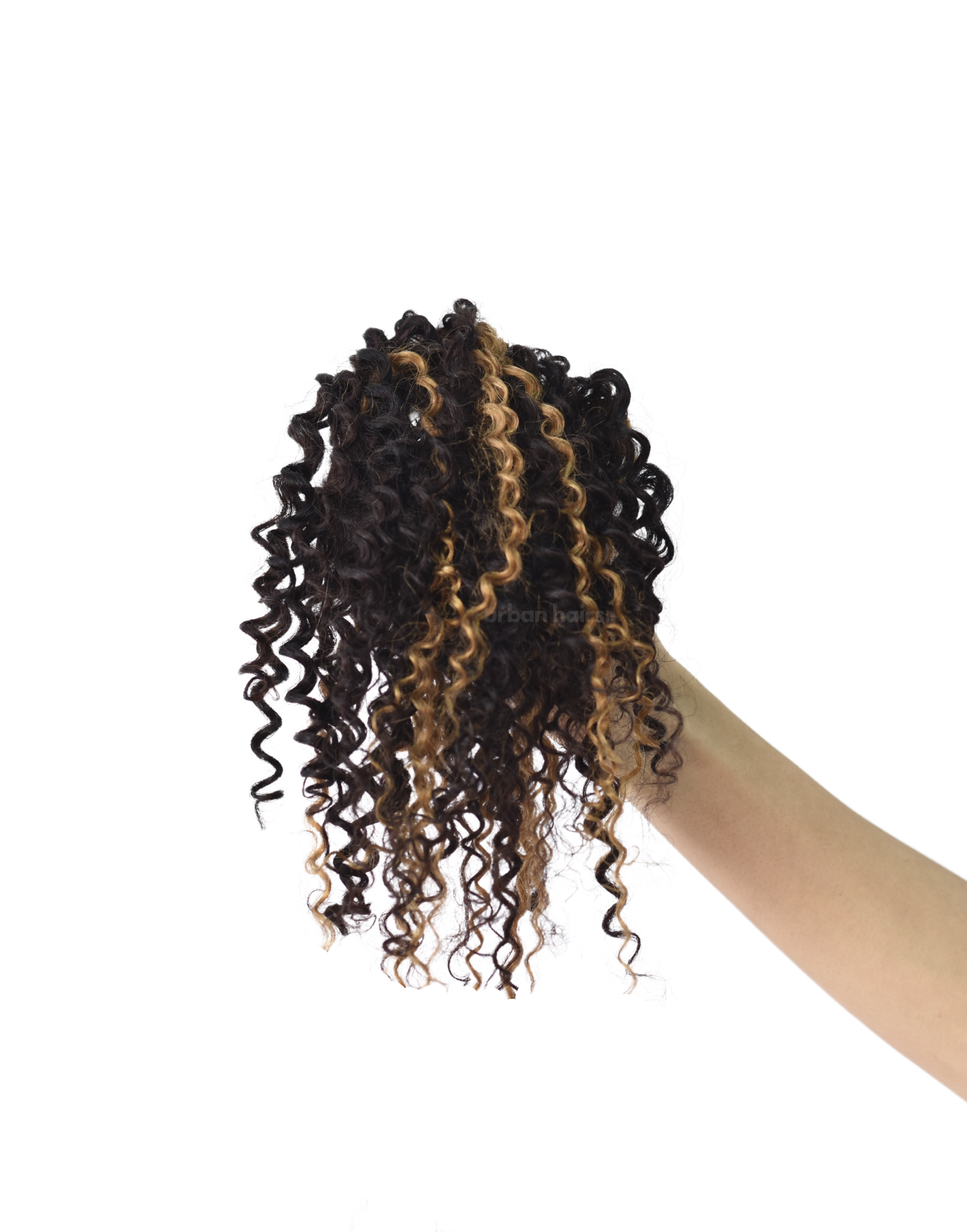 Curly Messy Bun - 100% Human Hair