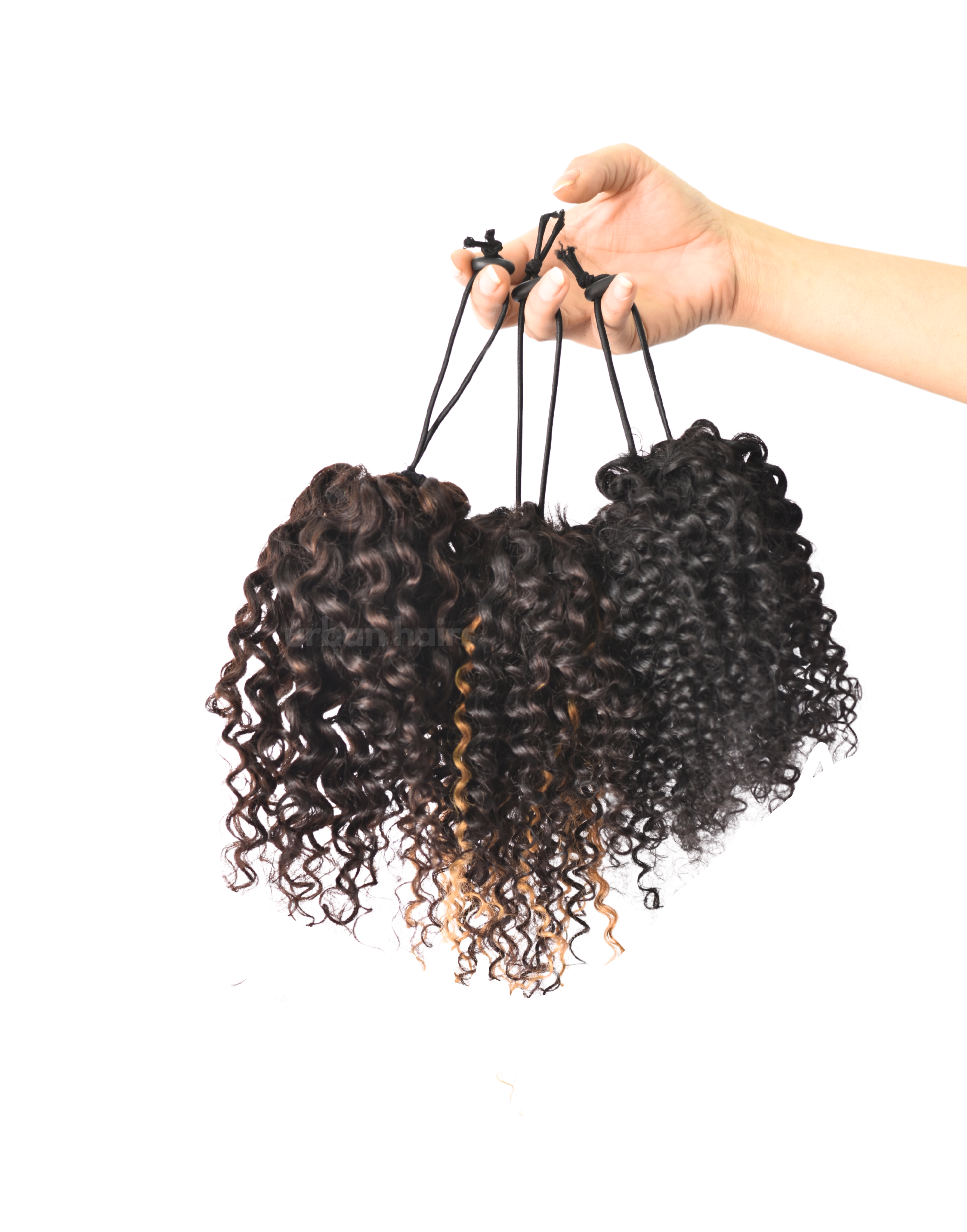 Curly Messy Bun - 100% Human Hair