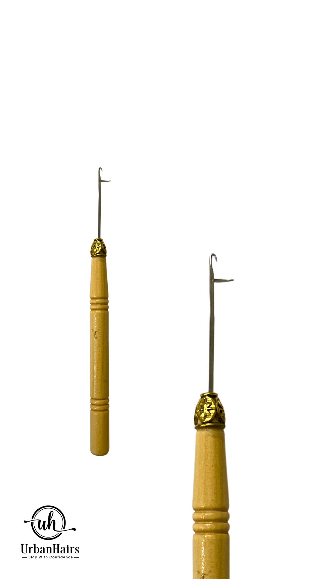 Hook Needle Micro Rings Needle Hair Tool for Micro Rings - 2 Pieces