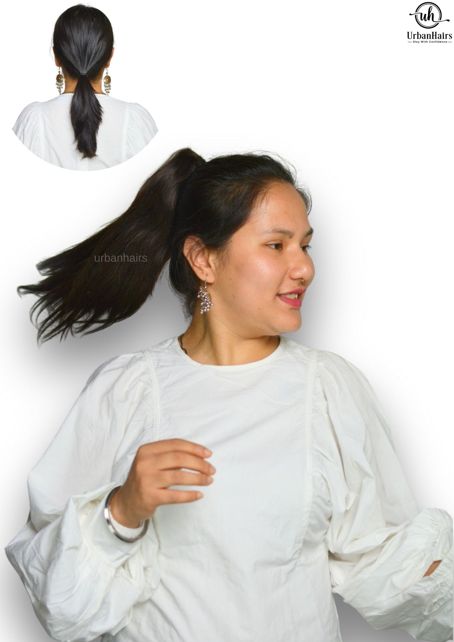 Claw Clip-in Ponytail Extensions | High Volume