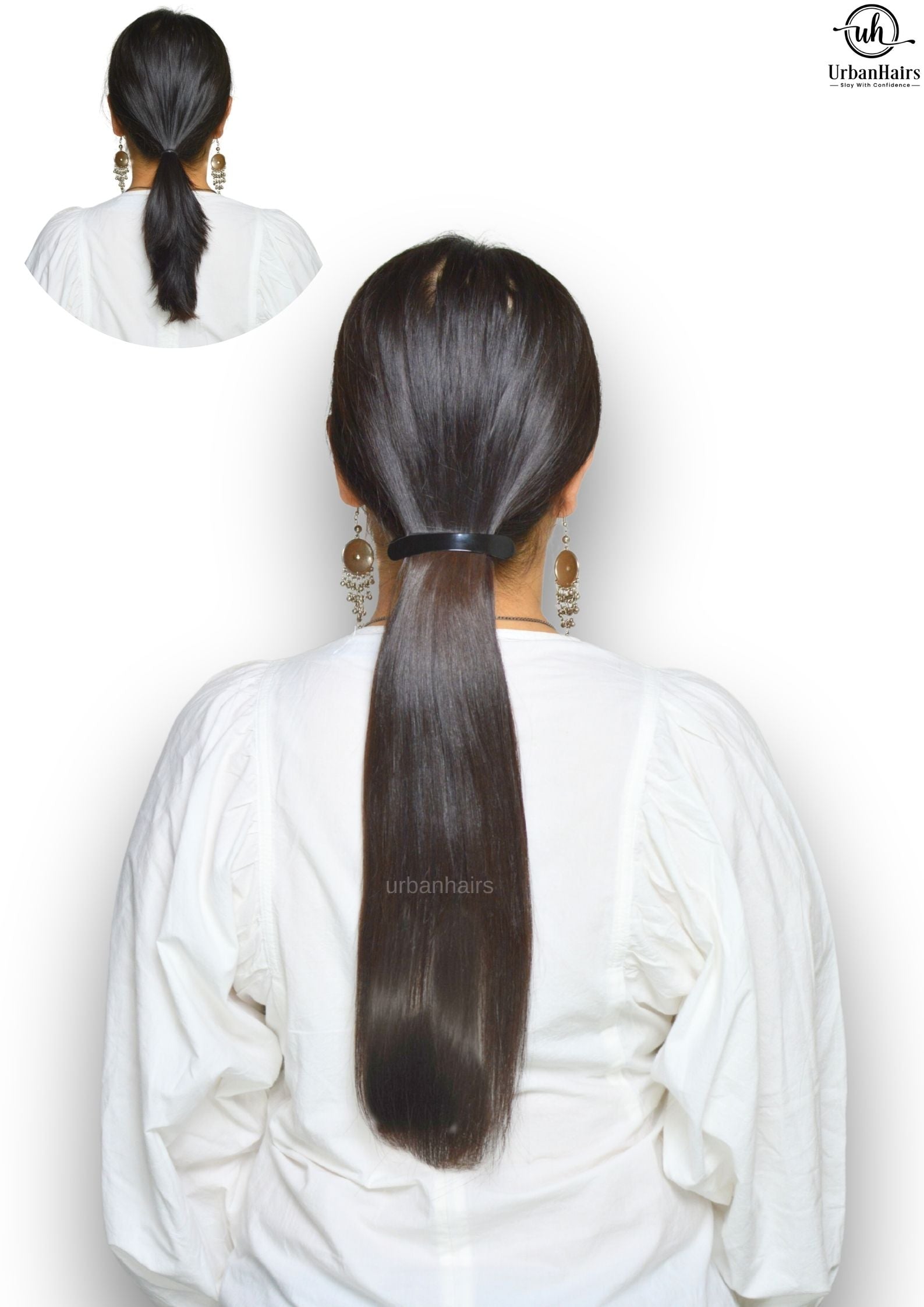 Flat Clip Ponytail Extensions