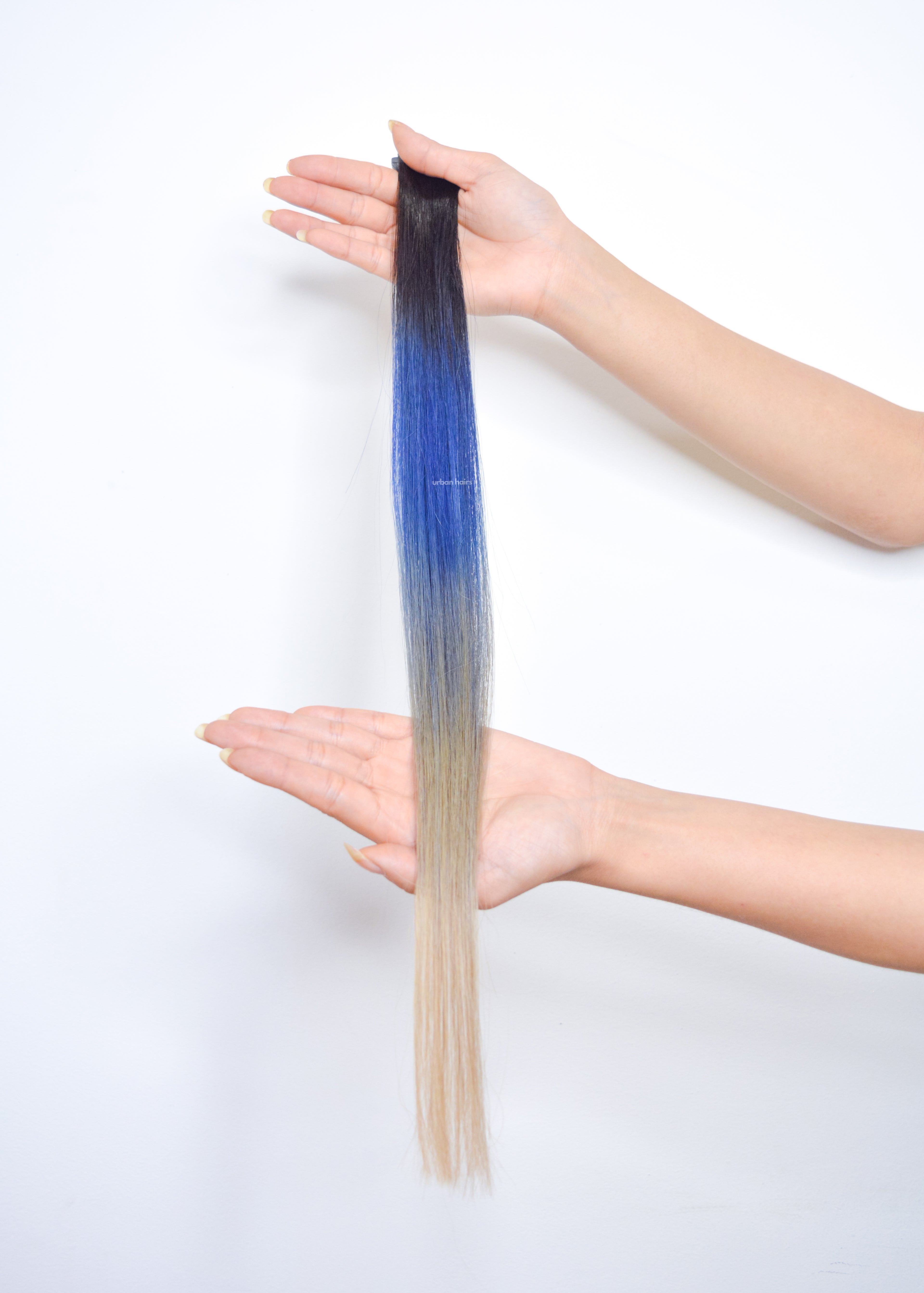 Celestial Blend Streaks | 100% Human Hair Extensions | 18"