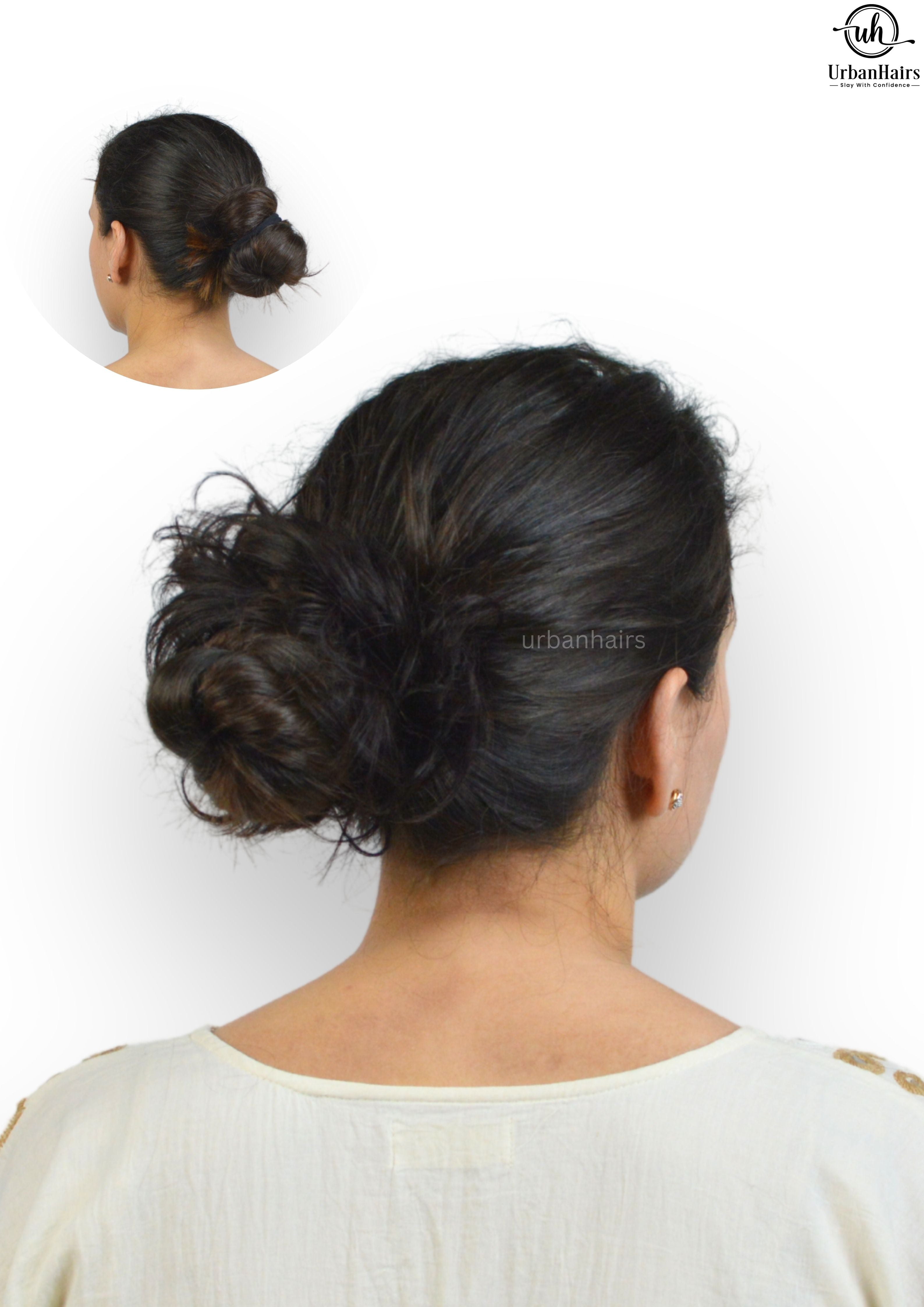 Messy Bun Scrunchie | 100% Human Hair