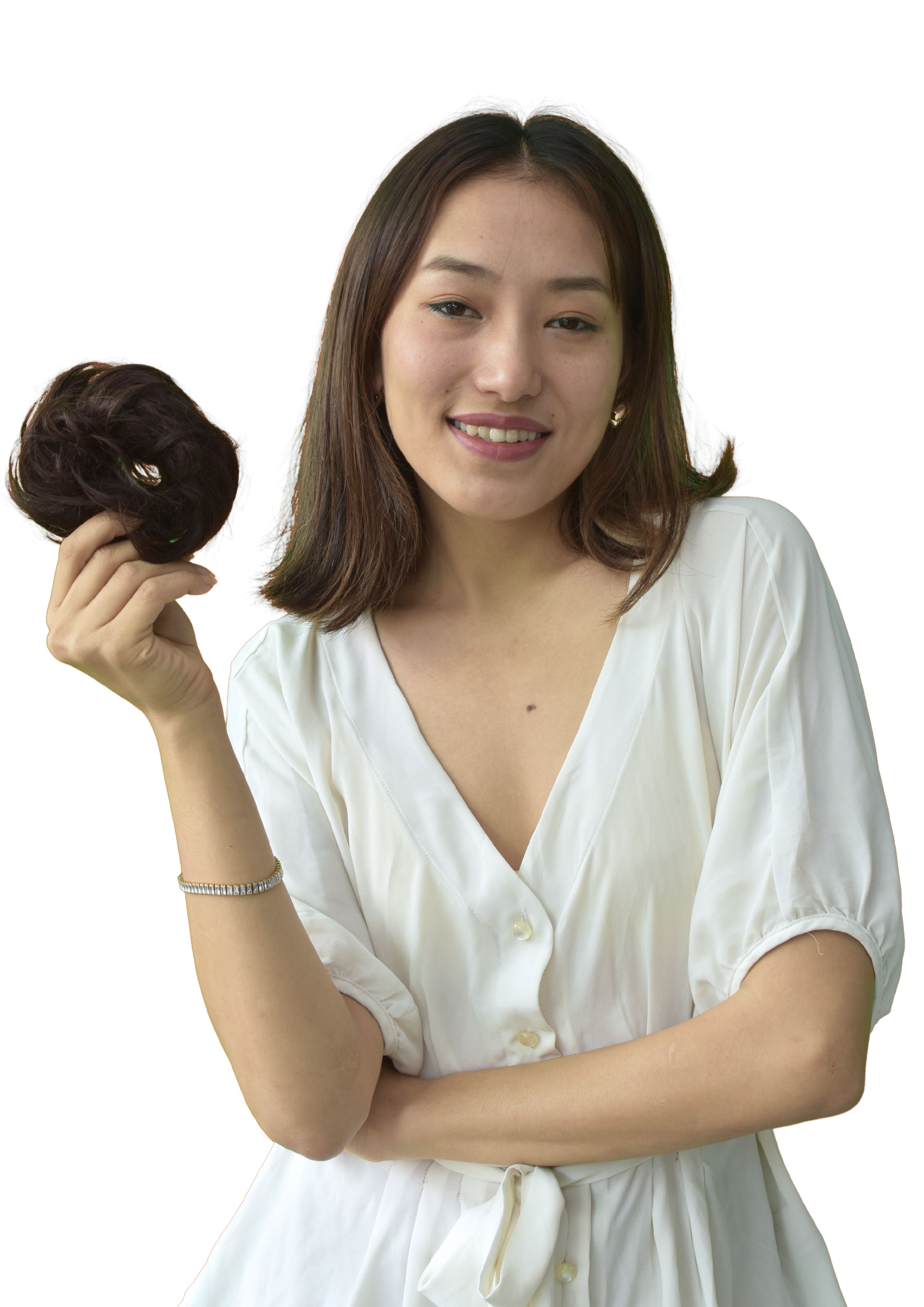 Messy Bun Scrunchie | 100% Human Hair