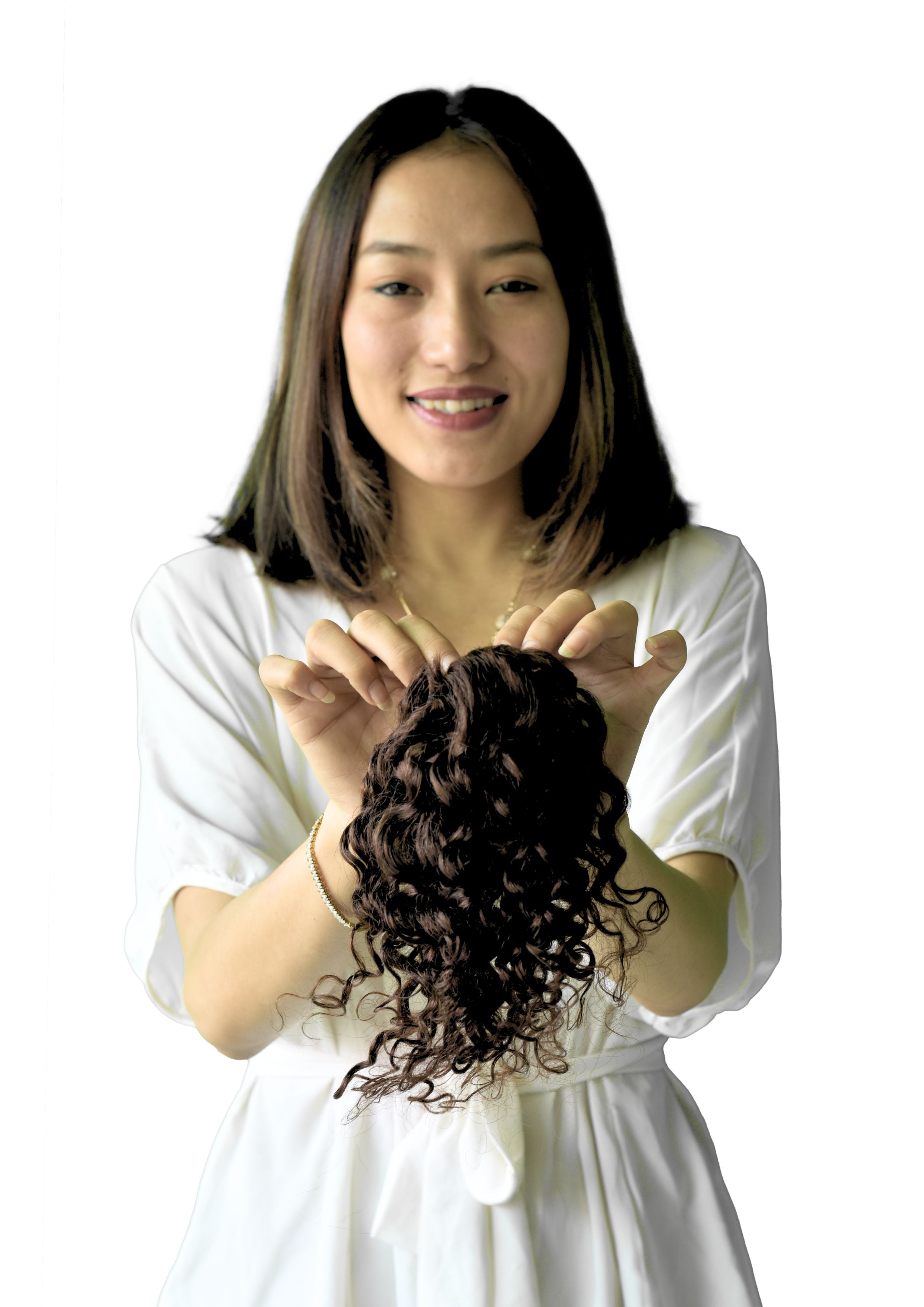 Curly Messy Bun - 100% Human Hair