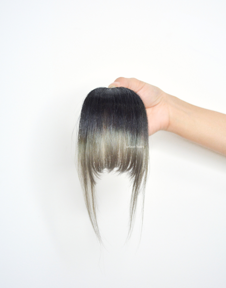 FROSTY FRINGES | 100% ORIGINAL HUMAN HAIR | EASY TO USE & FIX WITH CLIPS