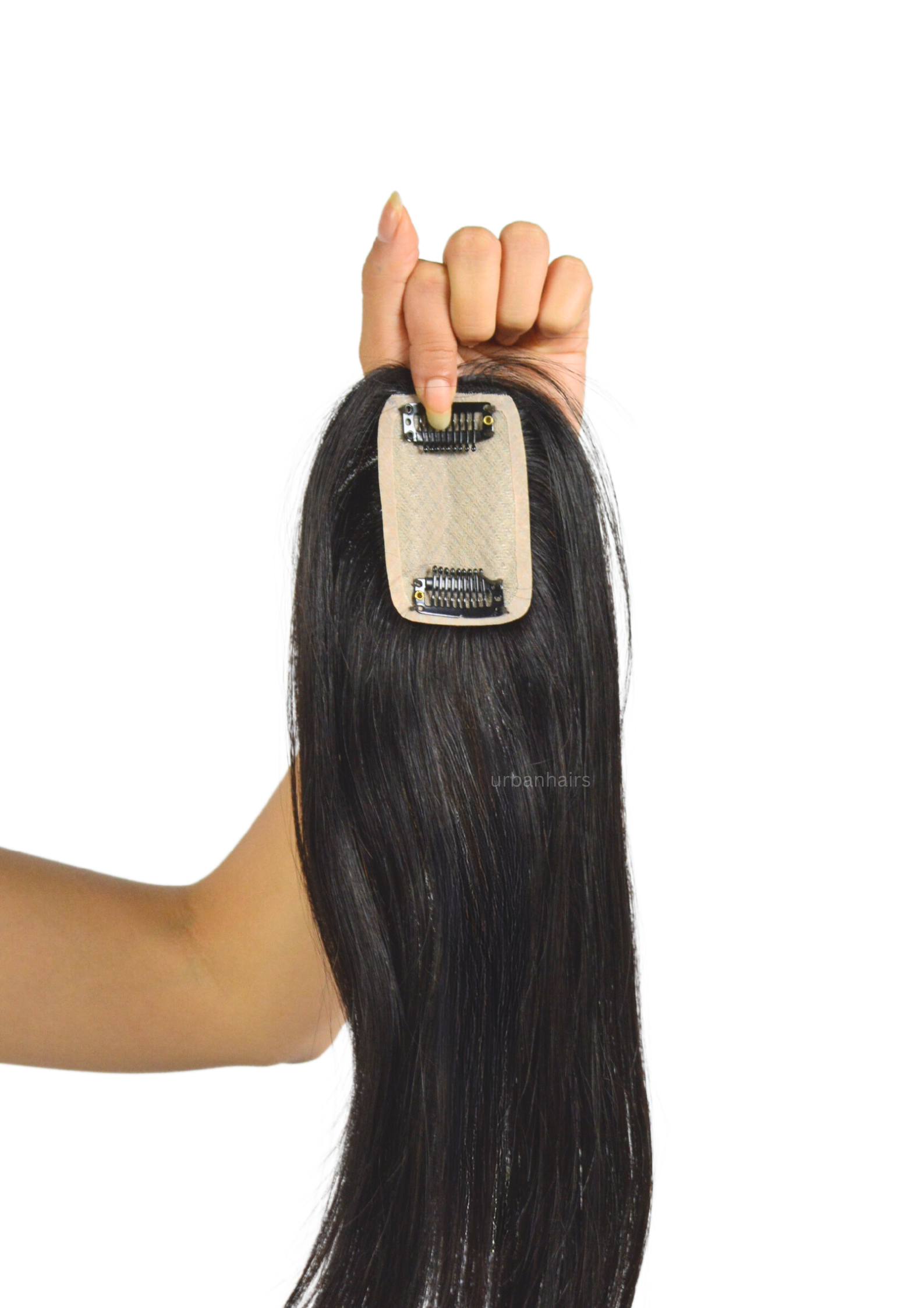 Mini Silk Hair Topper - 3x2 inches