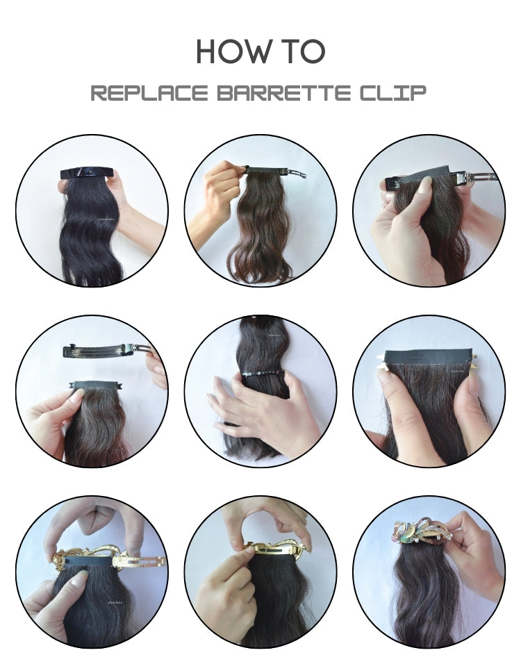 Flat Clip Ponytail Extensions