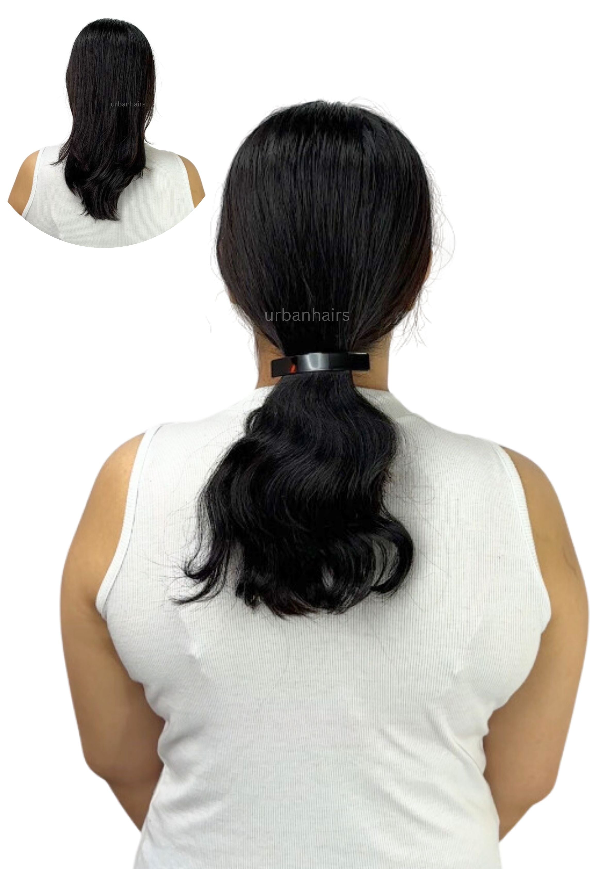 Flat Clip Ponytail Extensions
