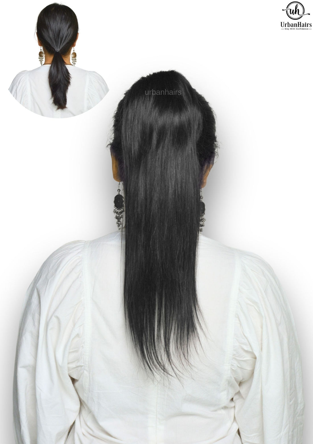 Claw Clip-in Ponytail Extensions | High Volume