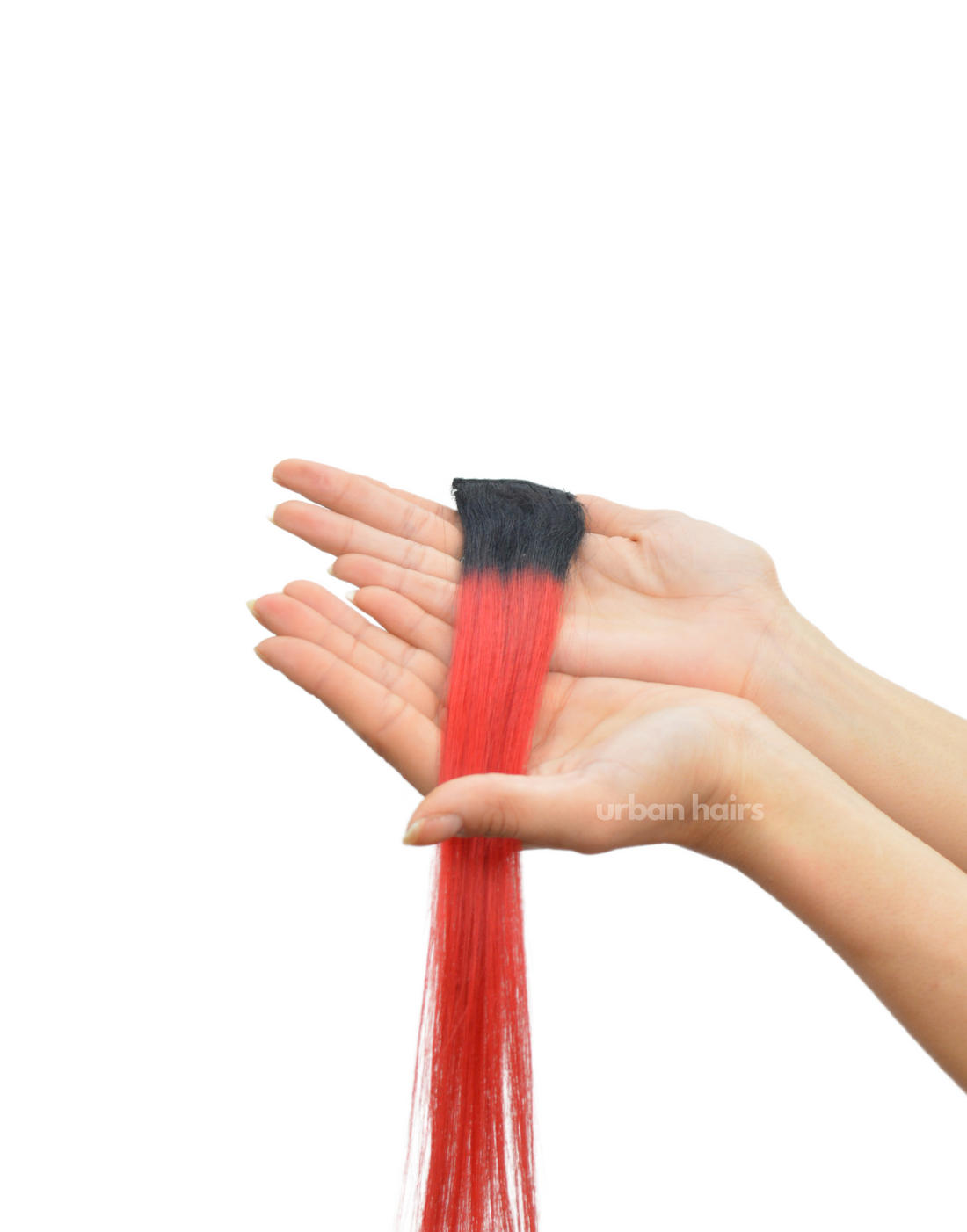 Crimson Blaze Hair Streaks | 100% Human Hair Extensions