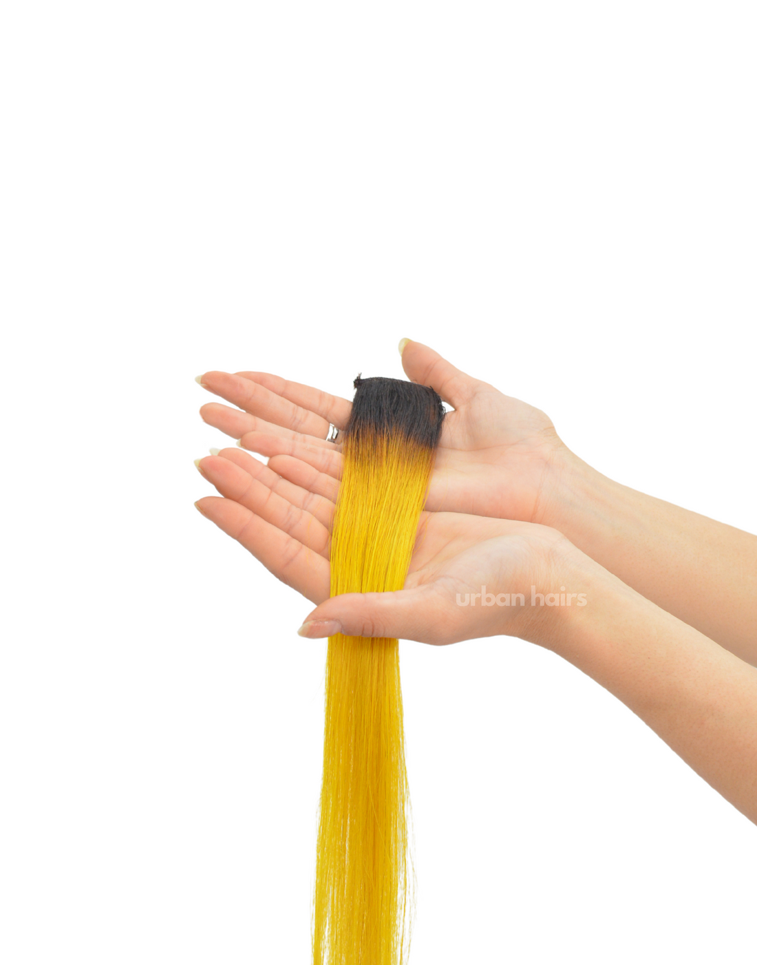 Sunshine Hue Hair Streaks | 100% Human Hair Extensions