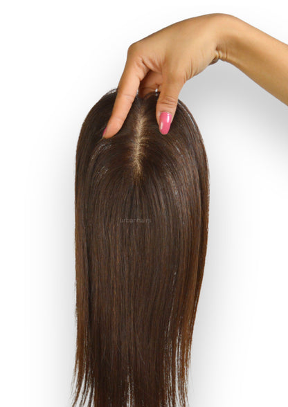 Mini Silk Hair Topper - 3x2 inches