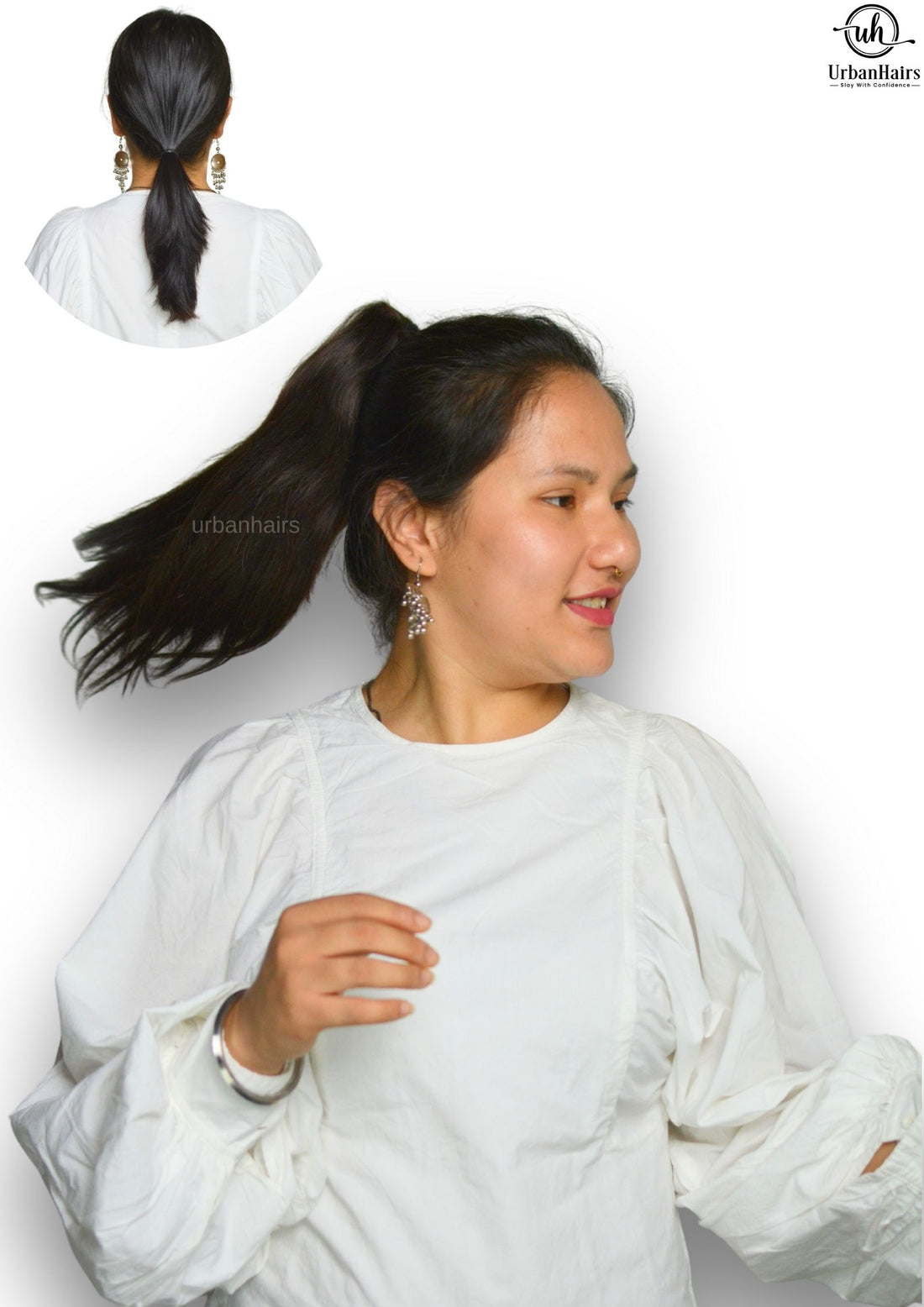 Claw Clip-in Ponytail Extensions | High Volume